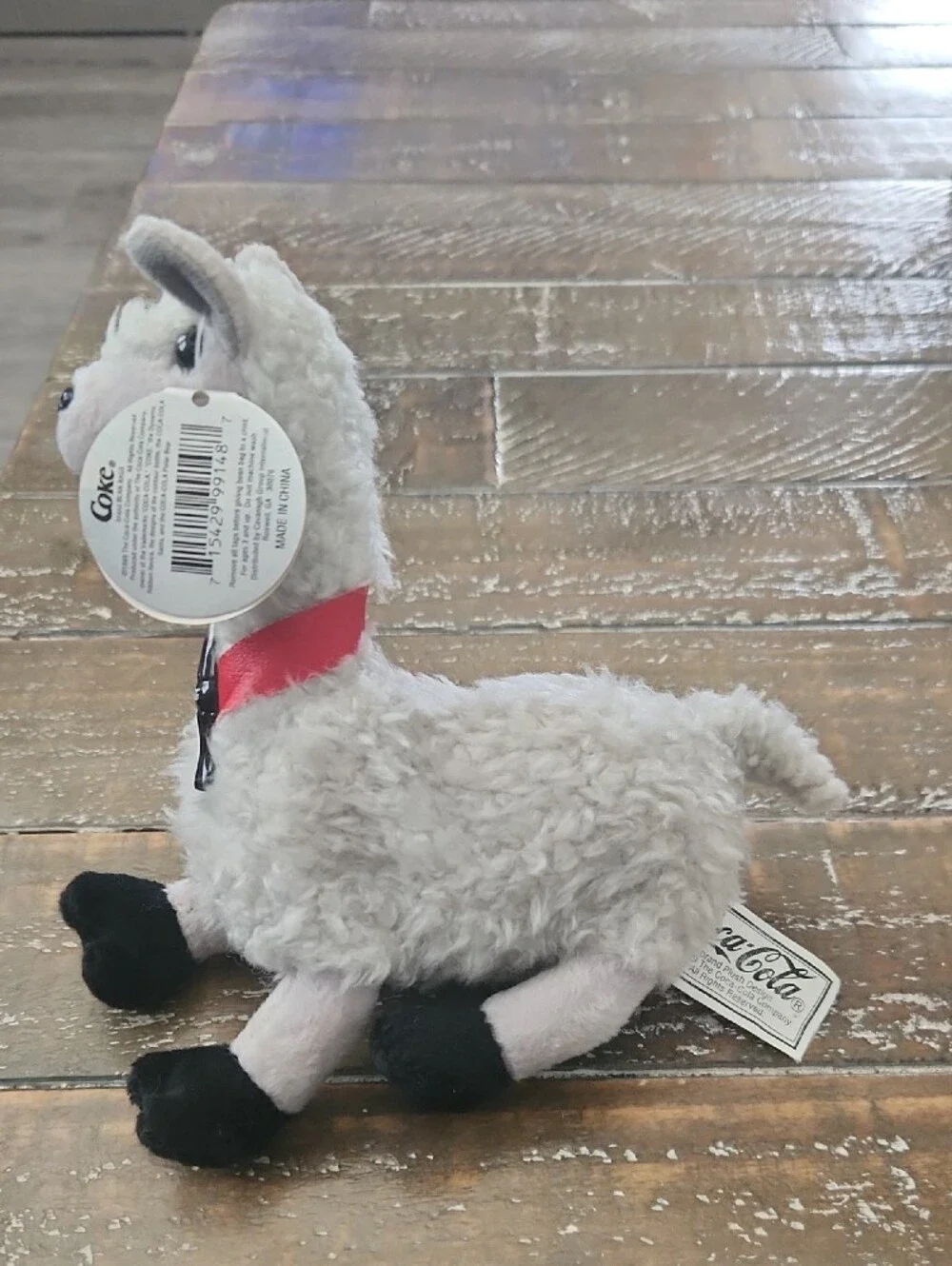 Llama Coke International Bean Bag Laffs 0243 Bolivia Retired 1999 Plush Stuffed